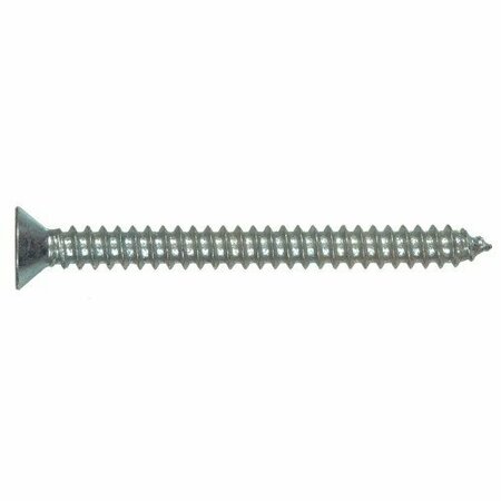 Hillman Wood Screw, #6, 1-1/4 in, Zinc Plated Steel Flat Head Phillips Drive 80171